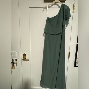 Azazie Eucalyptus Green Bridesmaid Dress